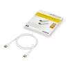 StarTech.com 3ft (1m) Cienki kabel HDMI 2.0, Elastyczny Przewód HDMI z Certyfikatem Premium z Ethernetem, UHD 4K 60Hz HDR10, Wytrzymała Konstrukcja z Włókna Aramidowego w Osłonie TPE, Biały