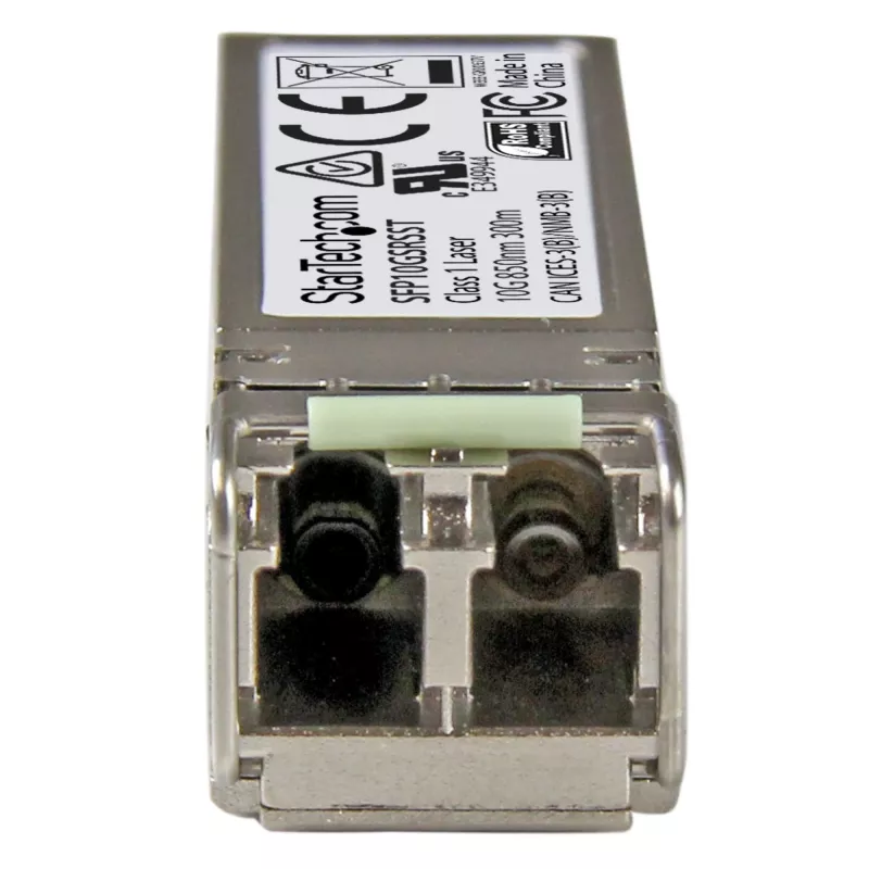 Kompatybilny moduł transceivera StarTech.com Cisco SFP-10G-SR-S SFP+ - 10GBASE-SR~Kompatybilny moduł Cisco SFP-10G-SR-S SFP+ - 10GBASE-SR - transceiver optyczny 10GbE Multi-mode Fiber MMF - 10GE Gigabit Ethernet SFP+ - LC 300m - 850nm - DDM Cisco Firepower, ASR9000, C9300