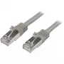 StarTech.com Cat6 Patch kabel - Shielded (SFTP) - 3m, Gray, 3 m, Cat6, SF/UTP (S-FTP), RJ-45, RJ-45, Szary