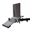 StarTech.com Tacka VESA na laptopa - Regulowana tacka na laptopa do ramienia monitora, zabezpiecza notebooki (4,5 kg) - Otwory montażowe VESA 75x75 i 100x100 - Wentylowana - Do stojaków/podstawek biurkowych monitora
