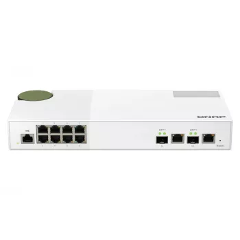 QNAP QSW-M2108-2C przełącznik sieciowy zarządzalny L2 2.5G Ethernet (100/1000/2500) szary, biały