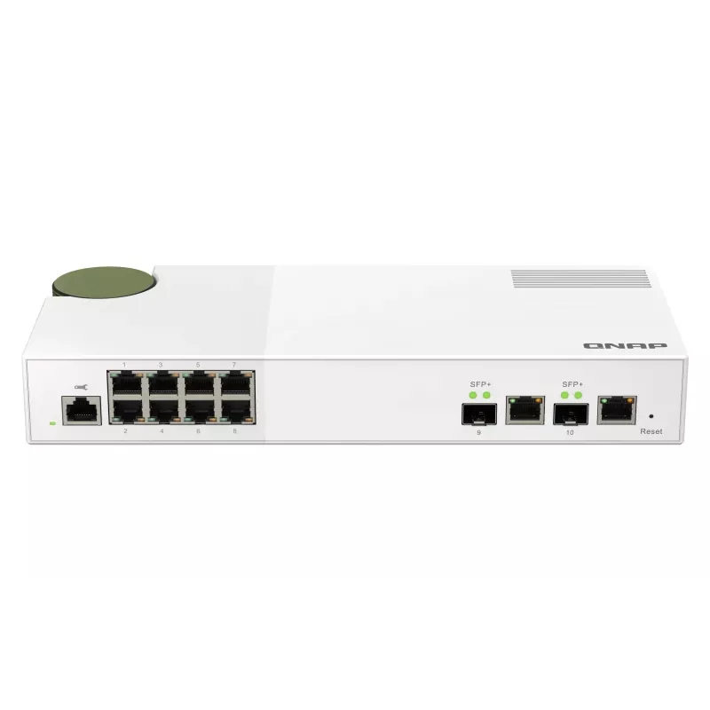 QNAP QSW-M2108-2C przełącznik sieciowy zarządzalny L2 2.5G Ethernet (100/1000/2500) szary, biały