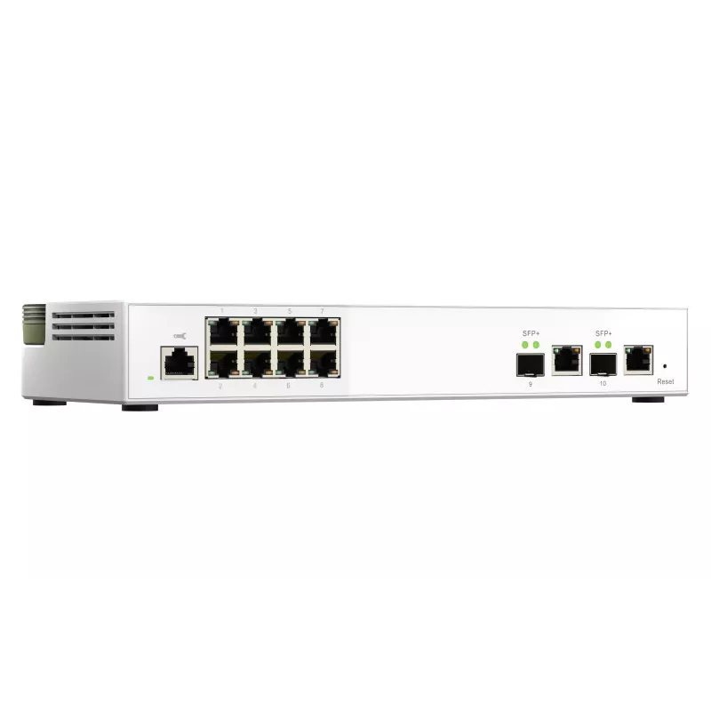 QNAP QSW-M2108-2C przełącznik sieciowy zarządzalny L2 2.5G Ethernet (100/1000/2500) szary, biały