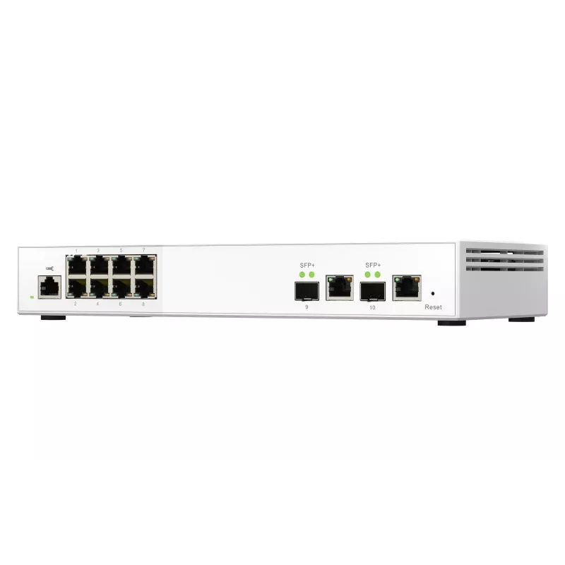 QNAP QSW-M2108-2C przełącznik sieciowy zarządzalny L2 2.5G Ethernet (100/1000/2500) szary, biały