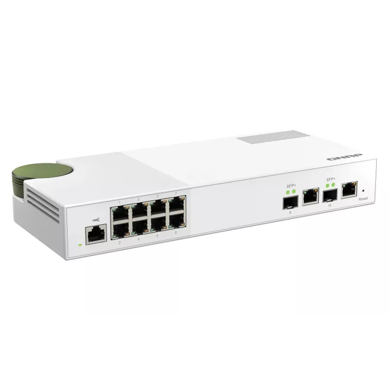 QNAP QSW-M2108-2C przełącznik sieciowy zarządzalny L2 2.5G Ethernet (100/1000/2500) szary, biały