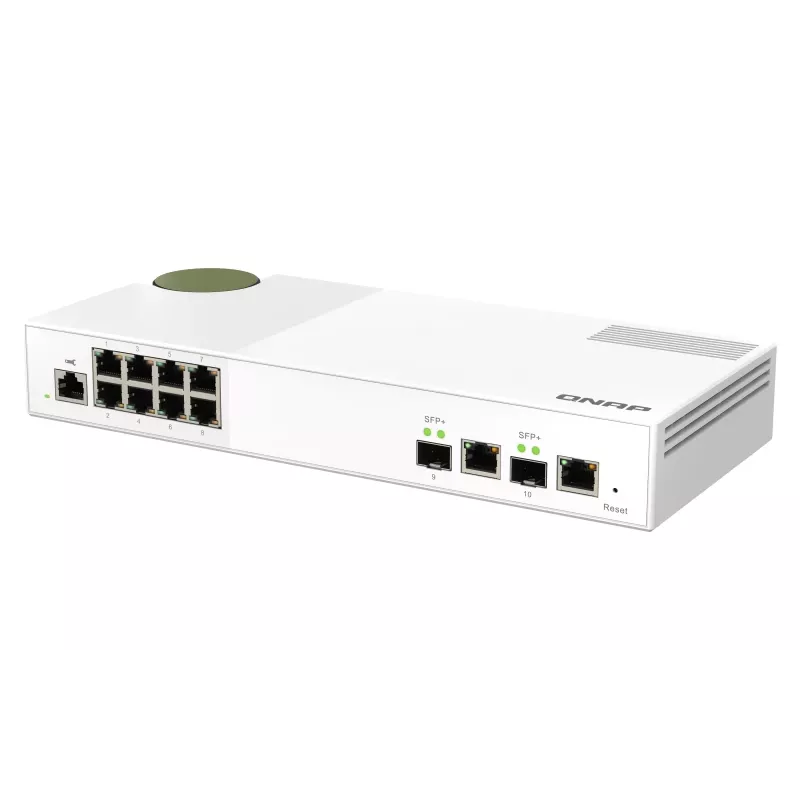 QNAP QSW-M2108-2C przełącznik sieciowy zarządzalny L2 2.5G Ethernet (100/1000/2500) szary, biały