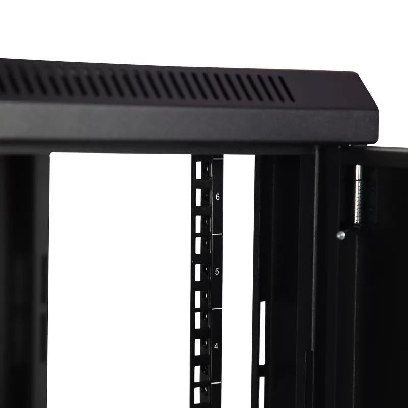 StarTech.com 2-Post 6U Wall Mount sieciowy Cabinet with 1U Shelf, 19 inch Wall-Mounted Server Rack for Data / Networking / AV / Electronics / Computer Equipment, Small Vented Rack Enclosure