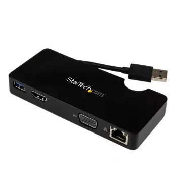 StarTech.com Travel Docking Station do laptopów - HDMI lub VGA - USB 3.0