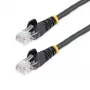 StarTech.com Kabel krosowy Cat5e ze złączami RJ-45 bez zaczepów - 5 m, Czarny