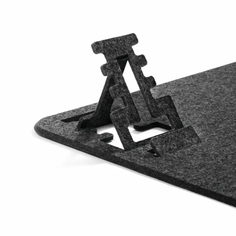 Podkładka na biurko Durable 708158 PET filc Węgiel drzewny 700x330x4 mm