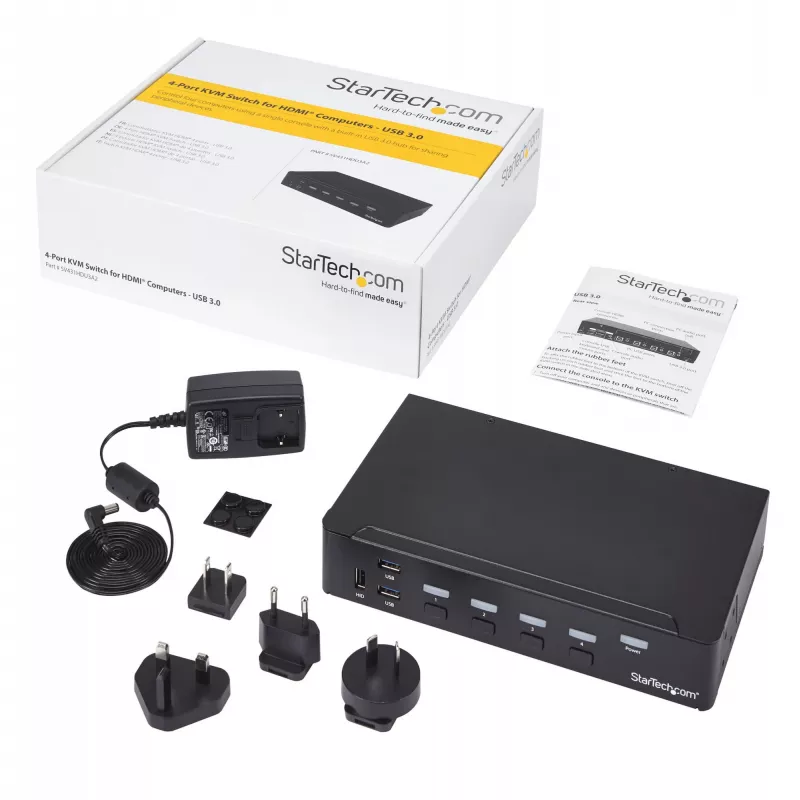 StarTech.com 4-portowy przełącznik KVM HDMI - USB 3.0 - 1080p