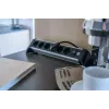 Power Extension Brennenstuhl 1391040600 3m 6 AC Outlets Indoor Czarny srebrny