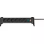Power Extension Brennenstuhl 1391040600 3m 6 AC Outlets Indoor Czarny srebrny