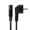 StarTech.com 3m (10ft) przewód zasilający do komputera, 18AWG, wtyczka Schuko EU do C13, 250V 10A, czarny zamienny przewód AC, kabel zasilający do TV/monitora, przewód Schuko CEE 7/7 do IEC 60320 C13 - kabel zasilający do PC