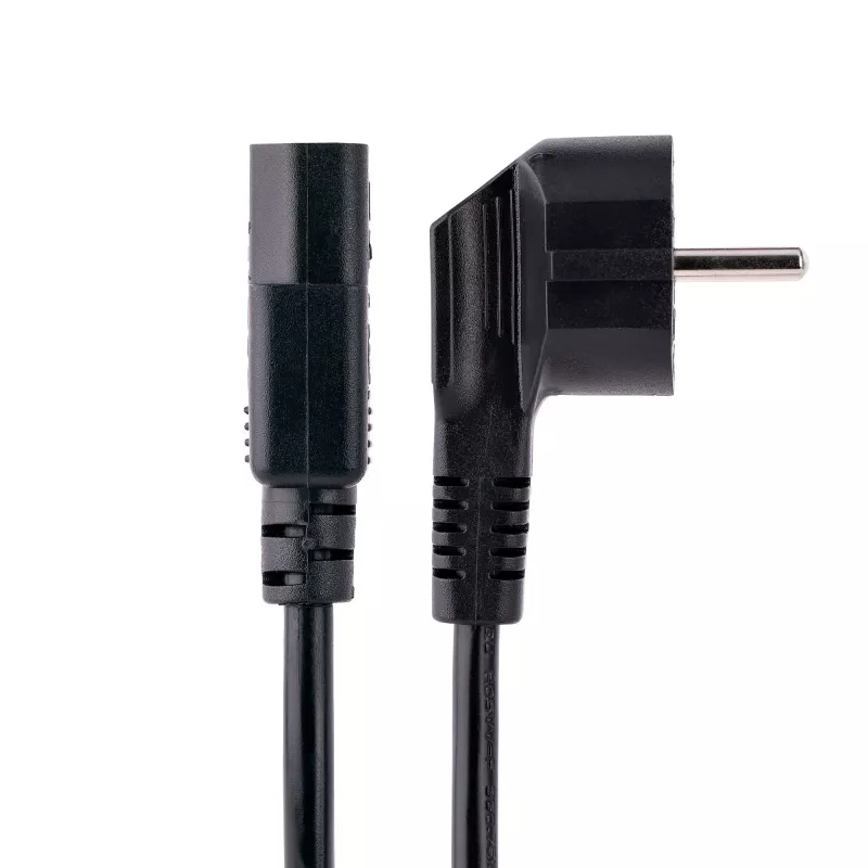StarTech.com 3m (10ft) przewód zasilający do komputera, 18AWG, wtyczka Schuko EU do C13, 250V 10A, czarny zamienny przewód AC, kabel zasilający do TV/monitora, przewód Schuko CEE 7/7 do IEC 60320 C13 - kabel zasilający do PC