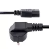 StarTech.com 3m (10ft) przewód zasilający do komputera, 18AWG, wtyczka Schuko EU do C13, 250V 10A, czarny zamienny przewód AC, kabel zasilający do TV/monitora, przewód Schuko CEE 7/7 do IEC 60320 C13 - kabel zasilający do PC