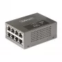 StarTech.com 4-portowy wielogigabitowy iniektor PoE++, Ethernet 5/2,5/1G (NBASE-T), PoE/PoE+/PoE++ (802.3af/802.3at/802.3bt), budżet mocy 160 watów, montaż na ścianie/szynie DIN, niezarządzalny