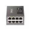 StarTech.com 4-portowy wielogigabitowy iniektor PoE++, Ethernet 5/2,5/1G (NBASE-T), PoE/PoE+/PoE++ (802.3af/802.3at/802.3bt), budżet mocy 160 watów, montaż na ścianie/szynie DIN, niezarządzalny