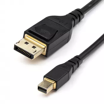 StarTech.com 3ft (1m) Kabel Mini DisplayPort do DisplayPort 1.4 VESA Certified - 8K 60Hz HBR3 HDR - Super UHD mDP do DP 1.4 - cienki (34 AWG) Ultra HD 4K 120Hz - Kabel do monitora/wideo