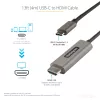 StarTech.com 4 m (13 stóp) Kabel USB-C do HDMI 4K 60 Hz z HDR10 – Ultra HD USB Type-C na 4K HDMI 2.0b Wideo adapter kablowy – USB-C na HDMI HDR Monitor/Display Konwerter – DP 1.4 Alt Mode HBR3