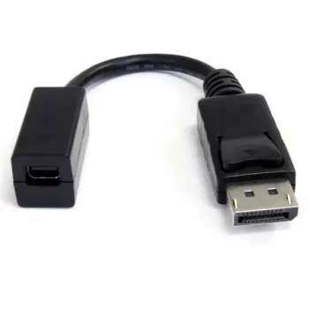 Kabel StarTech.com 6 cali (15 cm) DisplayPort na Mini DisplayPort – wideo UHD 4K x 2K – adapter kablowy DisplayPort męski na Mini DisplayPort żeński – przedłużacz DP do komputera na monitor mDP 1.2