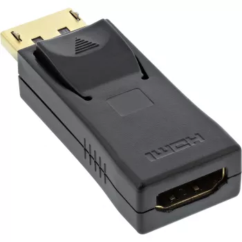 InLine karta graficzna adapter DisplayPort DisplayPort męski / HDMI żeński czarny