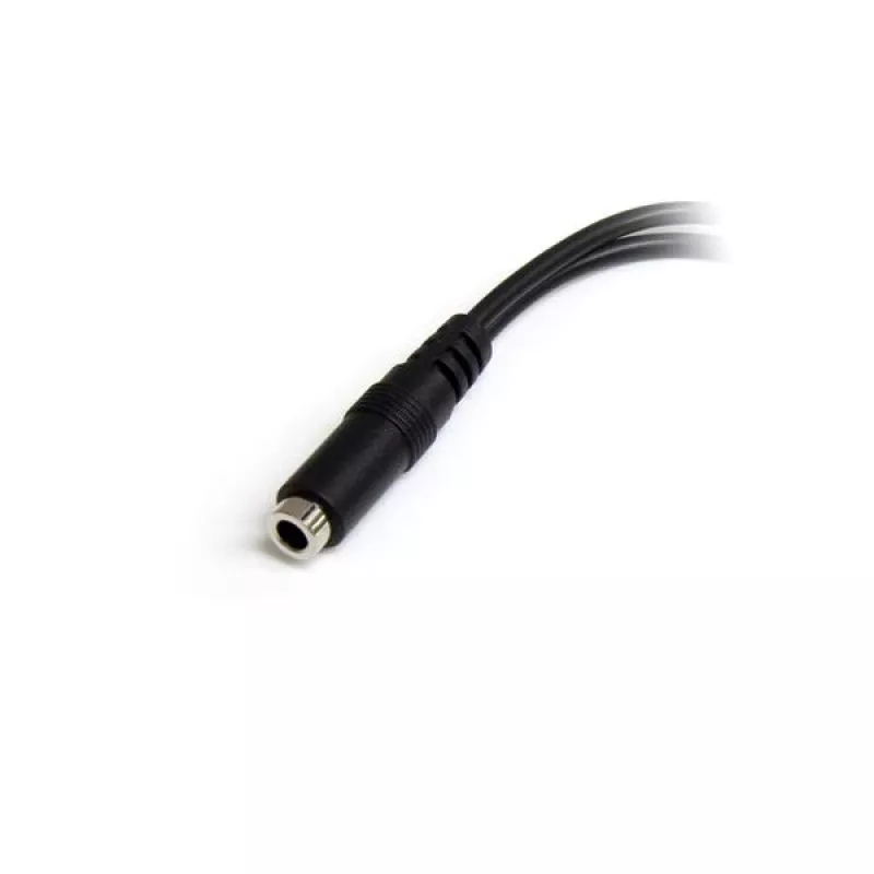 Adapter rozdzielający zestaw słuchawkowy StarTech.com 3,5 mm 4-pozycyjny na 2x 3-pozycyjne 3,5 mm – żeński/męski