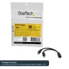 Adapter rozdzielający zestaw słuchawkowy StarTech.com 3,5 mm 4-pozycyjny na 2x 3-pozycyjne 3,5 mm – żeński/męski