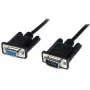 StarTech.com 2m Czarny DB9 RS232 Szeregowy Kabel Null Modem F/M