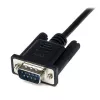 StarTech.com 2m Czarny DB9 RS232 Szeregowy Kabel Null Modem F/M