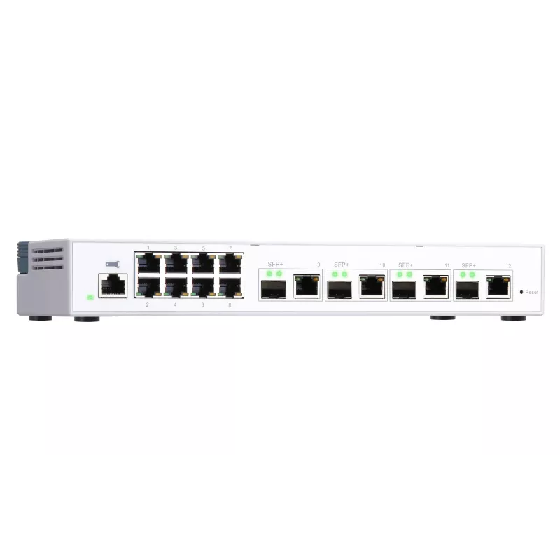 QNAP QSW-M408-4C przełącznik sieciowy zarządzalny L2 Gigabit Ethernet (10/100/1000) biały