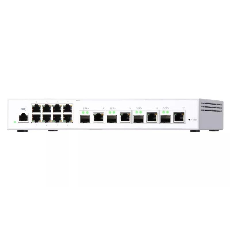 QNAP QSW-M408-4C przełącznik sieciowy zarządzalny L2 Gigabit Ethernet (10/100/1000) biały