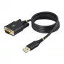 StarTech.com adapter kablowya USB na szeregowy 3 ft (1 m), zachowanie COM, wymienne śruby/nakrętki, USB-A na DB9 RS232, układ FTDI, ochrona ESD, Windows/macOS/Linux