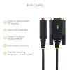 StarTech.com adapter kablowya USB na szeregowy 3 ft (1 m), zachowanie COM, wymienne śruby/nakrętki, USB-A na DB9 RS232, układ FTDI, ochrona ESD, Windows/macOS/Linux