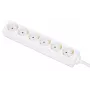 Manhattan Power Distribution Unit EU (2-pin), x6 gniazd/wyjść, kabel 2m, 16A, biały, listwa zasilająca, PDU, listwa zasilająca, trzyletnia gwarancja