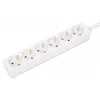 Manhattan Power Distribution Unit EU (2-pin), x6 gniazd/wyjść, kabel 2m, 16A, biały, listwa zasilająca, PDU, listwa zasilająca, trzyletnia gwarancja