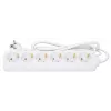 Manhattan Power Distribution Unit EU (2-pin), x6 gniazd/wyjść, kabel 2m, 16A, biały, listwa zasilająca, PDU, listwa zasilająca, trzyletnia gwarancja