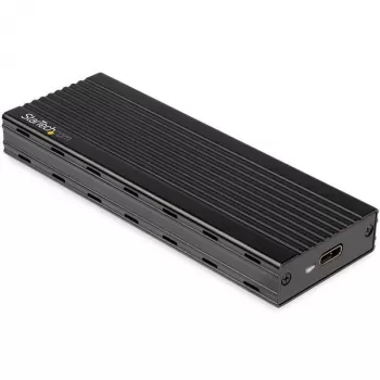StarTech.com USB-C 10Gbps do M.2 NVMe SSD Enclosure - Przenośna zewnętrzna obudowa M.2 NGFF PCIe Aluminium - Odczyt/Zapis 1GB/s - Obsługuje 2230, 2242, 2260, 2280 - Kompatybilna z TB3 - Mac i PC