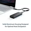 StarTech.com USB-C 10Gbps do M.2 NVMe SSD Enclosure - Przenośna zewnętrzna obudowa M.2 NGFF PCIe Aluminium - Odczyt/Zapis 1GB/s - Obsługuje 2230, 2242, 2260, 2280 - Kompatybilna z TB3 - Mac i PC