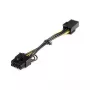 StarTech.com PCI Express 6 pin to 8 pin zasilacz kabel, PCI-E (8-pin), PCI-E (6-pin), 0.155 m, Male, Female, Straight