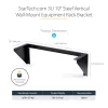 StarTech.com 3U 19” Uchwyt ścienny pionowy do szafy rack, Uchwyt do paneli krosowych do montażu ściennego dla sprzętu danych/AV/IT/komputerowego, Szafa rack 3U do szafy lub serwerowni, Obsługuje obciążenie do 68 kg (150 lb)