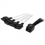 Wewnętrzny kabel StarTech.com Mini-SAS na SATA – SFF-8643 do 4x SATA – 1 m