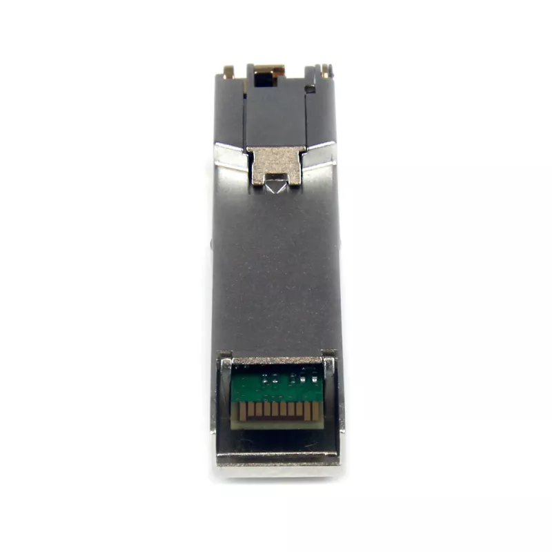 StarTech.com Moduł nadawczo-odbiorczy SFP zgodny z Cisco SFP-GE-T - 10/100/1000BASE-TX ~ Moduł SFP zgodny z Cisco SFP-GE-T - 1000BASE-T - SFP na RJ45 Cat6/Cat5e - 10/100/1000 Mbps - RJ-45 100 m - Cisco IE3400, IE3300, IE3200
