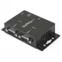 StarTech.com 2-Portowy Przemysłowy Adapter USB na port szeregowy do montażu na ścianie z klipsami do szyny DIN