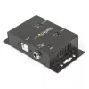 StarTech.com 2-Portowy Przemysłowy Adapter USB na port szeregowy do montażu na ścianie z klipsami do szyny DIN