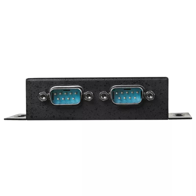 StarTech.com 2-Portowy Przemysłowy Adapter USB na port szeregowy do montażu na ścianie z klipsami do szyny DIN