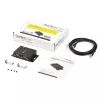 StarTech.com 2-Portowy Przemysłowy Adapter USB na port szeregowy do montażu na ścianie z klipsami do szyny DIN