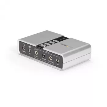 StarTech.com 7.1 USB Audio Adapter Zewnętrzna karta dźwiękowa z cyfrowym dźwiękiem SPDIF