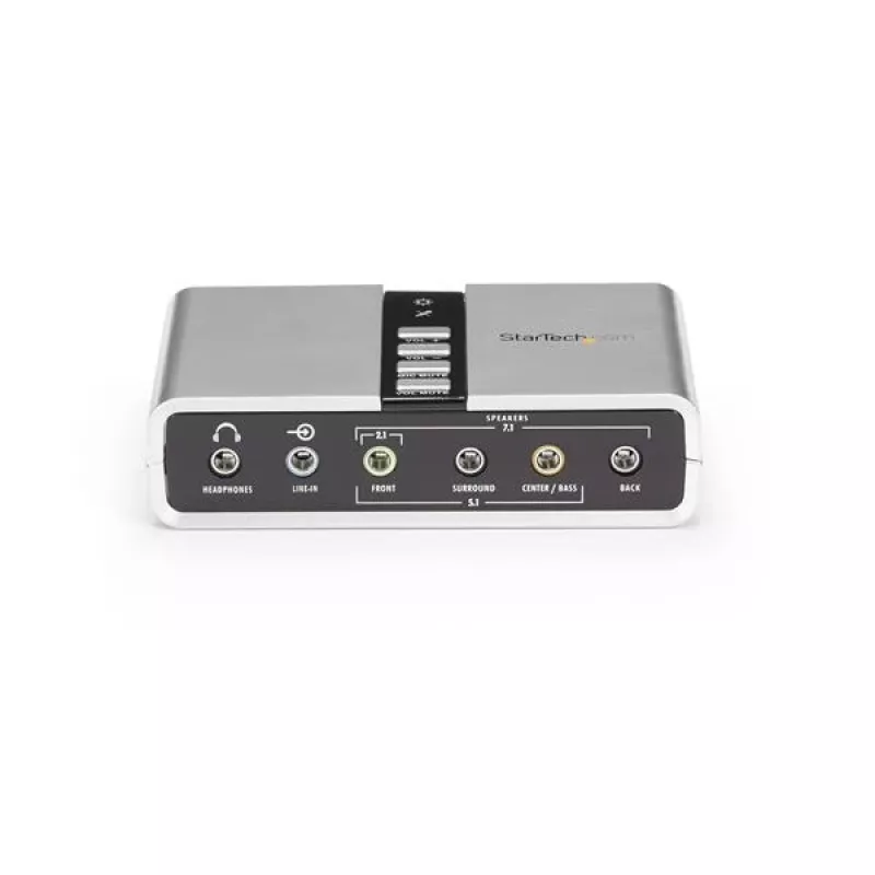 StarTech.com 7.1 USB Audio Adapter Zewnętrzna karta dźwiękowa z cyfrowym dźwiękiem SPDIF
