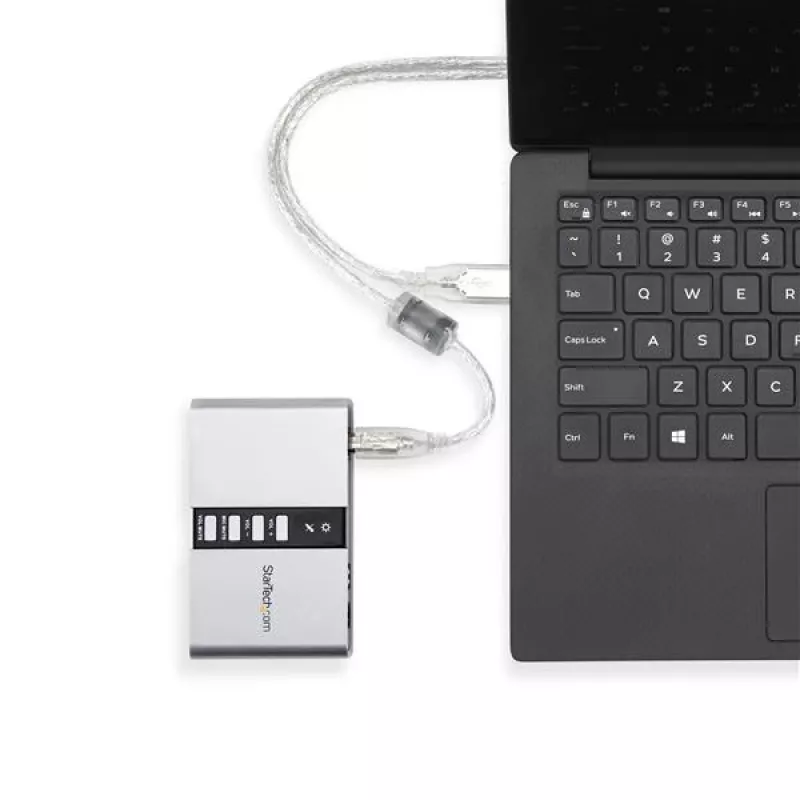StarTech.com 7.1 USB Audio Adapter Zewnętrzna karta dźwiękowa z cyfrowym dźwiękiem SPDIF
